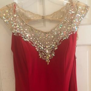 Red prom dress